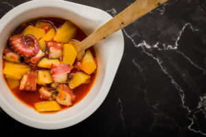 pulpo con patatas