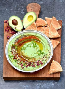hummus de aguacate