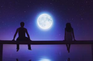 luna azul