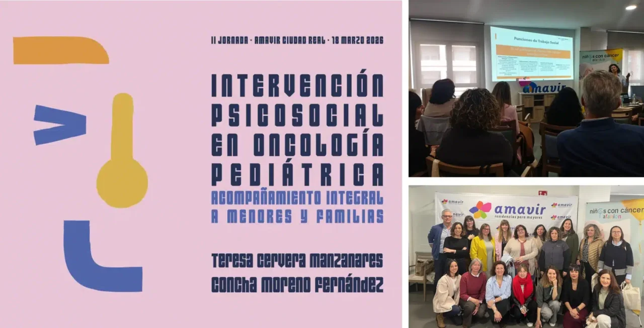 Profesionales en la II Jornada Amavir sobre intervención psicosocial en oncología pediátrica