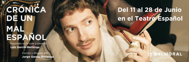 Jorge García-Berlanga en la obra Crónica de un mal español en el Teatro Español
